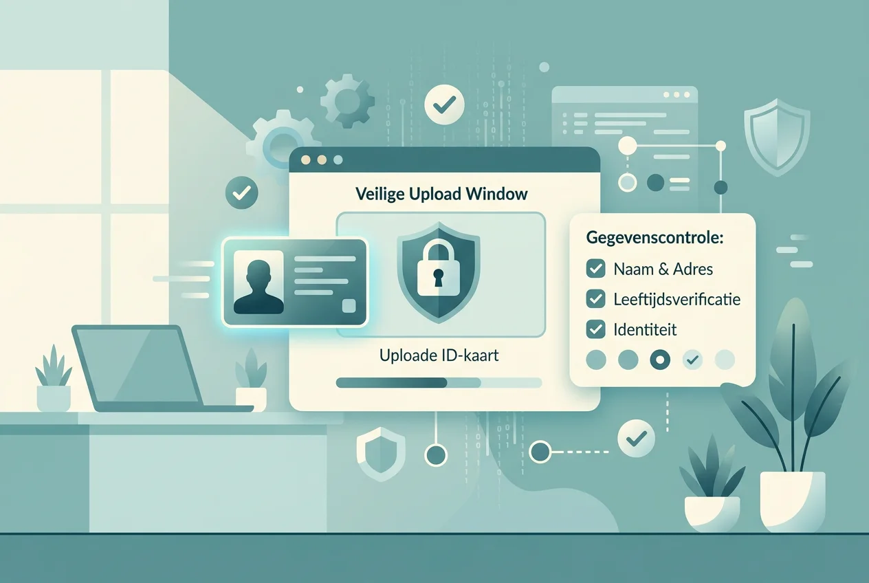 Veilige identiteitscontrole met document, slot en dataminimalisatie-checklist